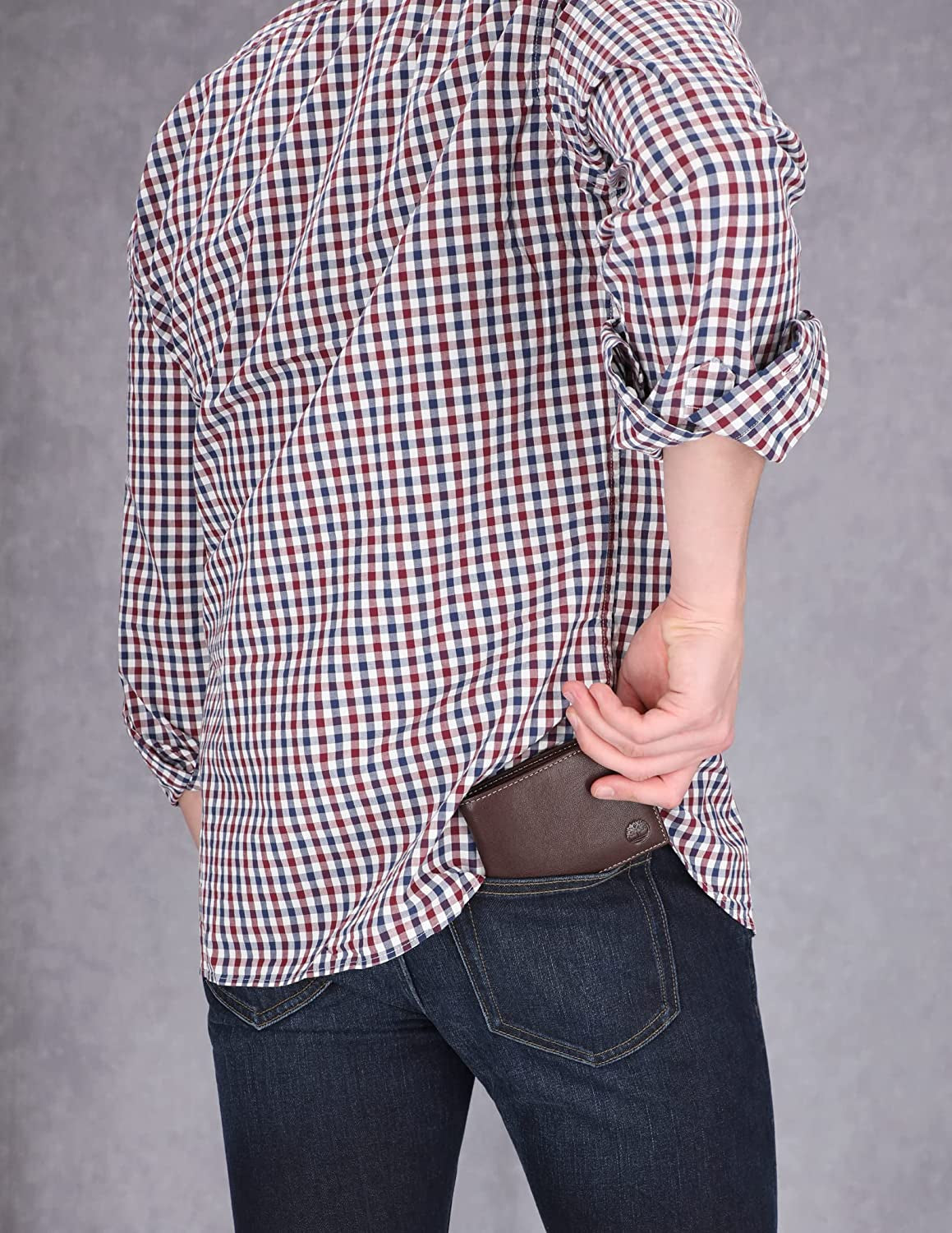 Timberland Men'S Leather RFID Blocking Passcase Security Wallet  Timberland   