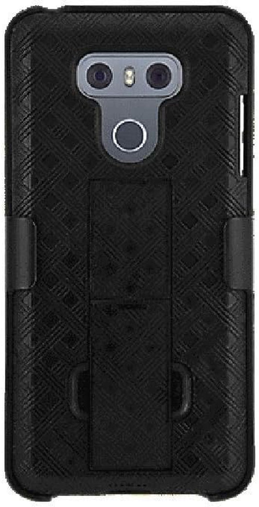 Verizon Original Black Kickstand Case Cover Belt Clip Holster for LG G6, G6 plus Black  Verizon   
