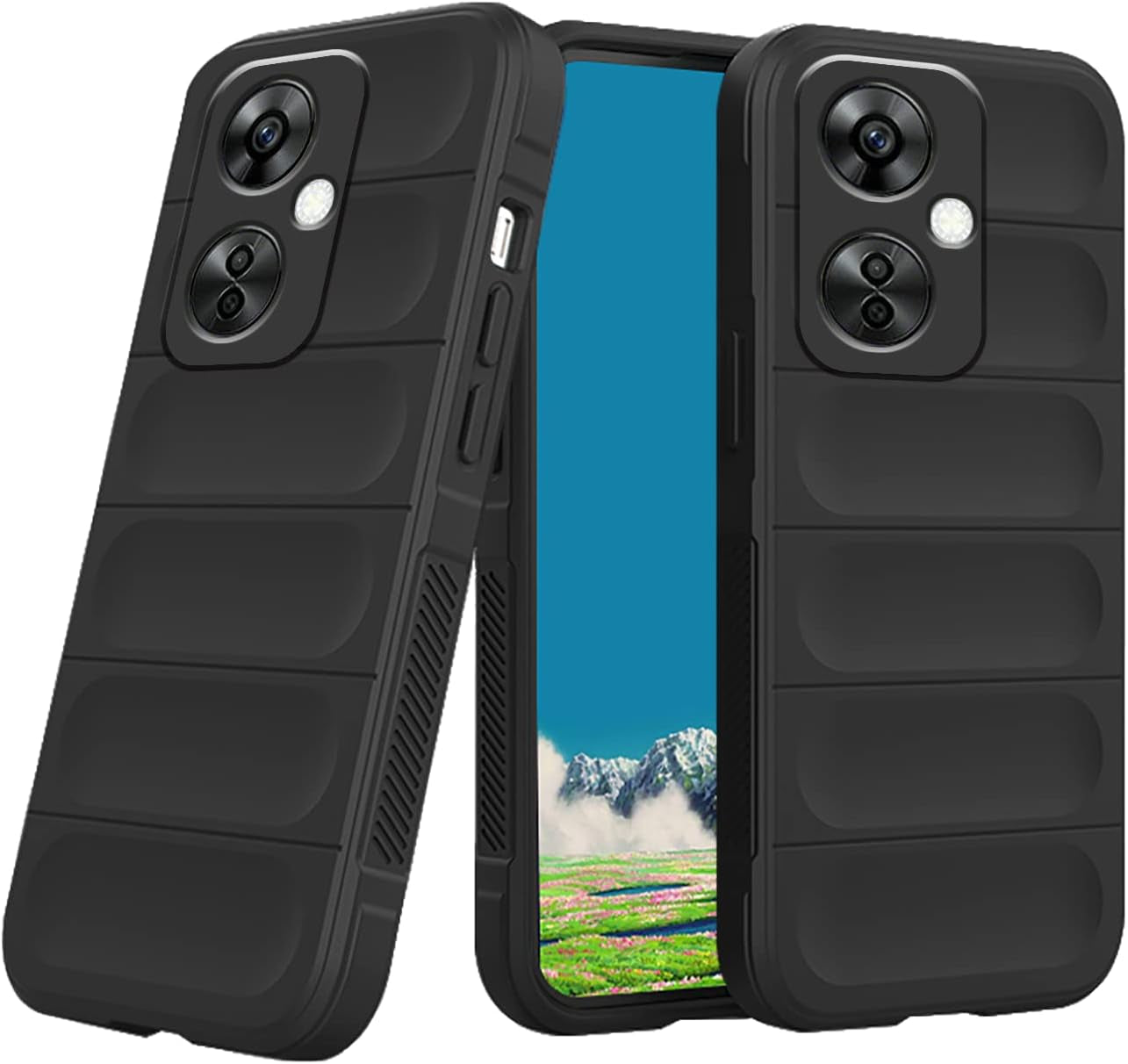 Tiwinxing Case Compatible with Oneplus Nord N30 5G Case Shockproof, Soft TPU Slim Oneplus Nord N30 5G Case for Women Men Anti-Scratch Protective Phone Case (Black)  Tiwinxing   