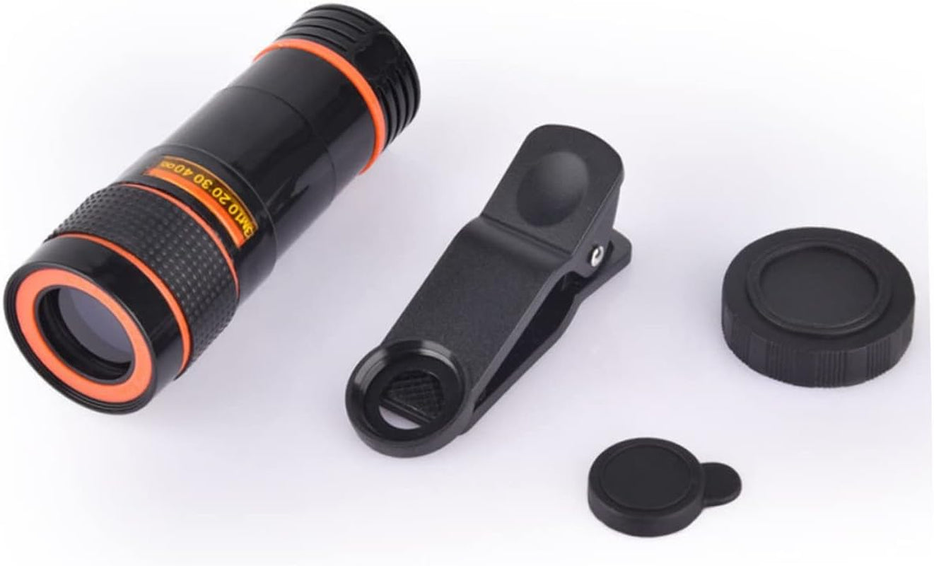 UKCOCO Phone Lens Camera Accessories Telephoto Lens Monocular Zoom Optical Lens Telephoto Lens with Tripod Camera Lens Appendix Tripod Black Telephoto Cell Phone Lens  UKCOCO   