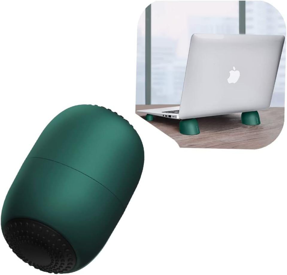 NIANGAO Keyboard Riser，Silicone Magnetic Mini Stand Ball，Magnetic Laptop Stand， Laptop Cooling Pad, Laptop Stand Feet for Macbook, Laptop, Keyboard and Tablet (Green)  NIANGAO   