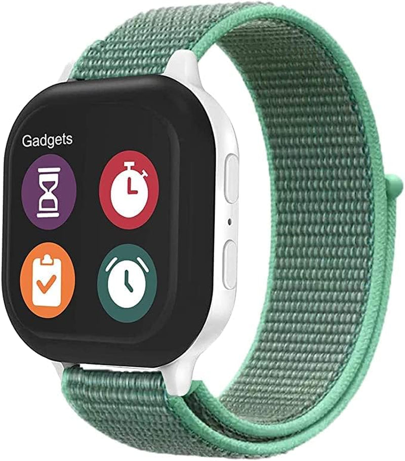 Sport Loop Band Compatible with Apple Watch Band 49Mm 45Mm 44Mm 42Mm 41Mm 40Mm 38Mm Nylon Women Men Stretchy Elastic Braided Replacement Wristband Breathable for Iwatch Series 8 7 6 5 SE 4 3 2 1  Chfoaik green 38MM/40MM/41MM 