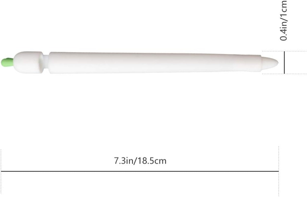Hemobllo Case Compatible with Apple Pencil 1St Generation, Silicone Stylus Sleeve Carrot Shaped Stylus Cover Shockproof Pen Cover Grip Holder Pencil Sleeve, White  Hemobllo   