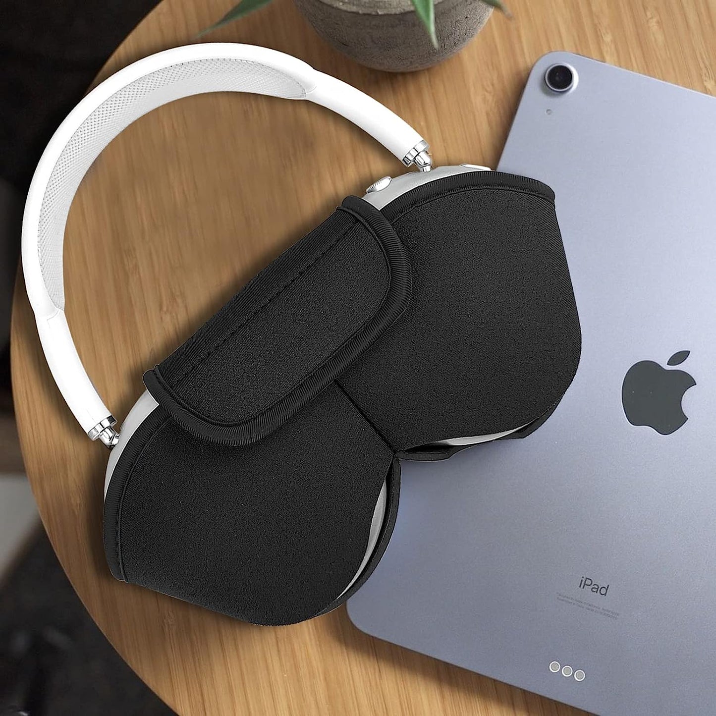 Aiaabq for Airpods Max Case Cover for Dust and Scratch Headphones Protective Case,Soft Shell with Built-In Pockets to Store Accessories. Compatible with Apple Airpods Max Case  Aiaabq   