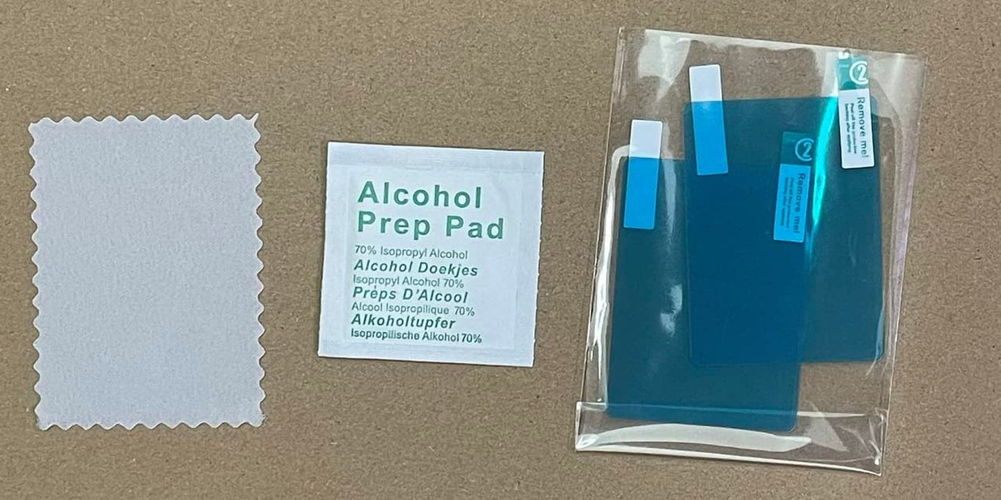 (Clear 2-Piece Packaging) Real Flexible Tempered Glass Screen Protector for Dexcom G7 Receiver  GUANGZHOUMF   