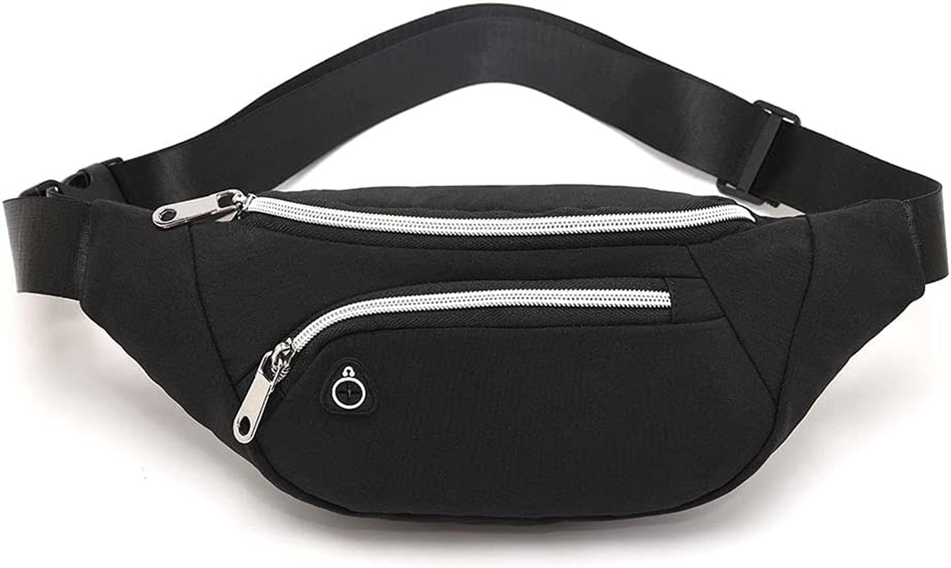 YUNGHE Waist Pack Bag for Men&Women - Fanny Pack for Workout Traveling Running.  MOCE (302)Black  