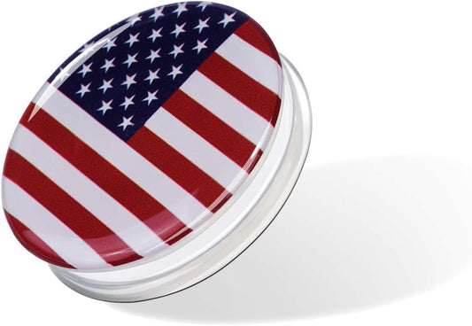 Nano Gel Pad Traceless Magic Stickers Anti-Slip Pads Reusable Nano Casual Paste Sticky Car Phone Holder Washable Multi-Functional for Car Home Office Storage American Flag 2Pcs  aoory   