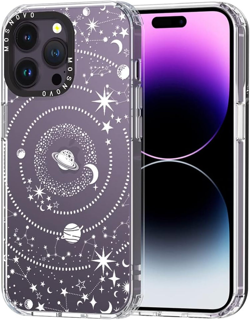 MOSNOVO Compatible with Iphone 14 Pro Max Case, [Buffertech 6.6 Ft Drop Impact] [Anti Peel off Tech] Clear TPU Bumper Women Girl Phone Case Cover with Cute Cherry Designed for Iphone 14 Pro Max 6.7"  MOSNOVO   