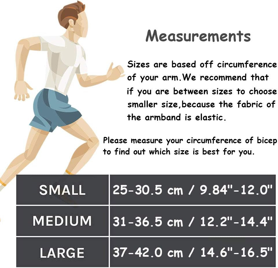 Ailzos Phone Armband Gym Phone Holder with Mesh Pocket, Running Armband Sleeve Pouch for Iphone X/Xr/Xs/8 7 Plus/6/6S, Universal Arm Band Cell Phone Arm Holder for Galaxy S10 S9 S8 S7 S6 Edge, Pink, M  Ailzos   