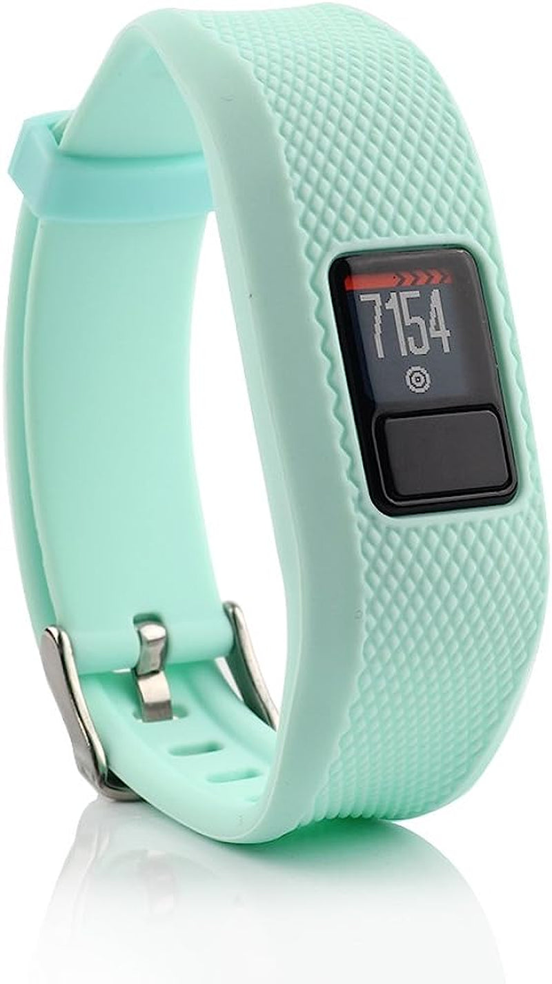 Honecumi Vivofit Jr Bands Compatible with Garmin Vivofit Jr 2 Band/Vivofit 3 Replacement Band for Kids Boys Girls Men Women Vivofit Jr 2 Watchband Wristband Strap Accessories Bands with Secure Clasp  honecumi Solid-Mint Green  