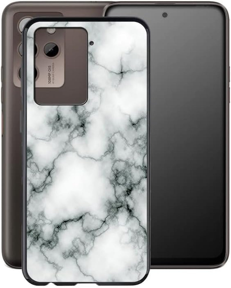 WIMSPEED Case for HTC U23 Pro (6.7"), Black Soft TPU Bumper Phone Case, Slim Shockproof Silicone Military Grade Drop Protective Shell for HTC U23 Pro - Camellia  WIMSPEED Marble  