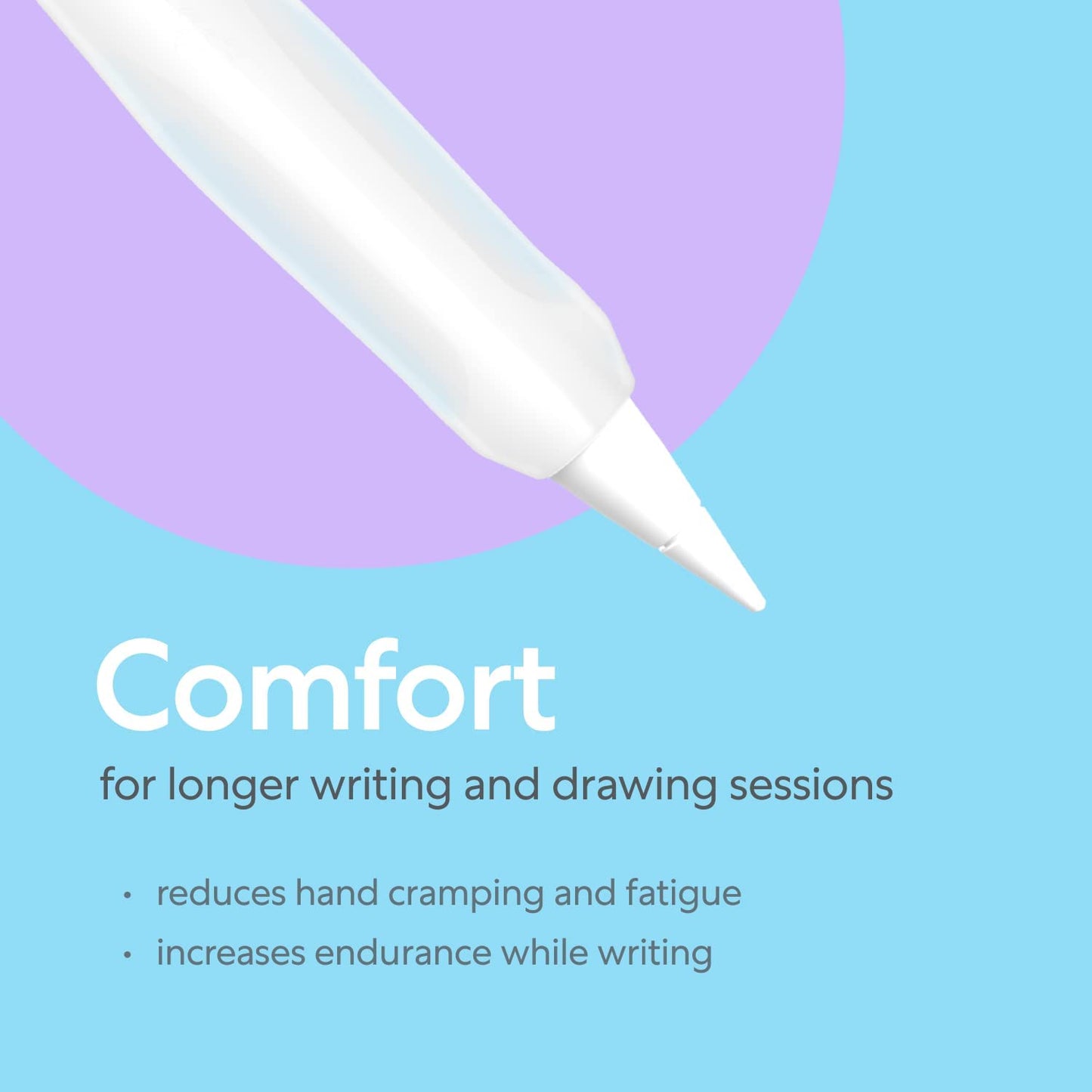 Paperlike Pencil Grips for Apple Pencil 1St & 2Nd Generation - Set of 2 - Comfort & Precision (Transparent)  Paperlike   