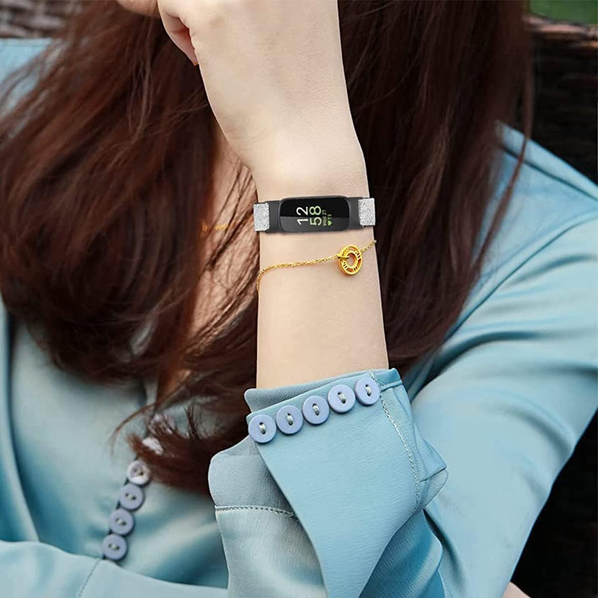 3-Pack Elastic Nylon Bands Compatible with Fitbit Inspire 3/Inspire 2/Inspire Hr/Inspire/Ace 3/Ace 2, Breathable Adjustable Replacement Stretchy Nylon Loop Wristband Sport Strap for Woman Man  voma   