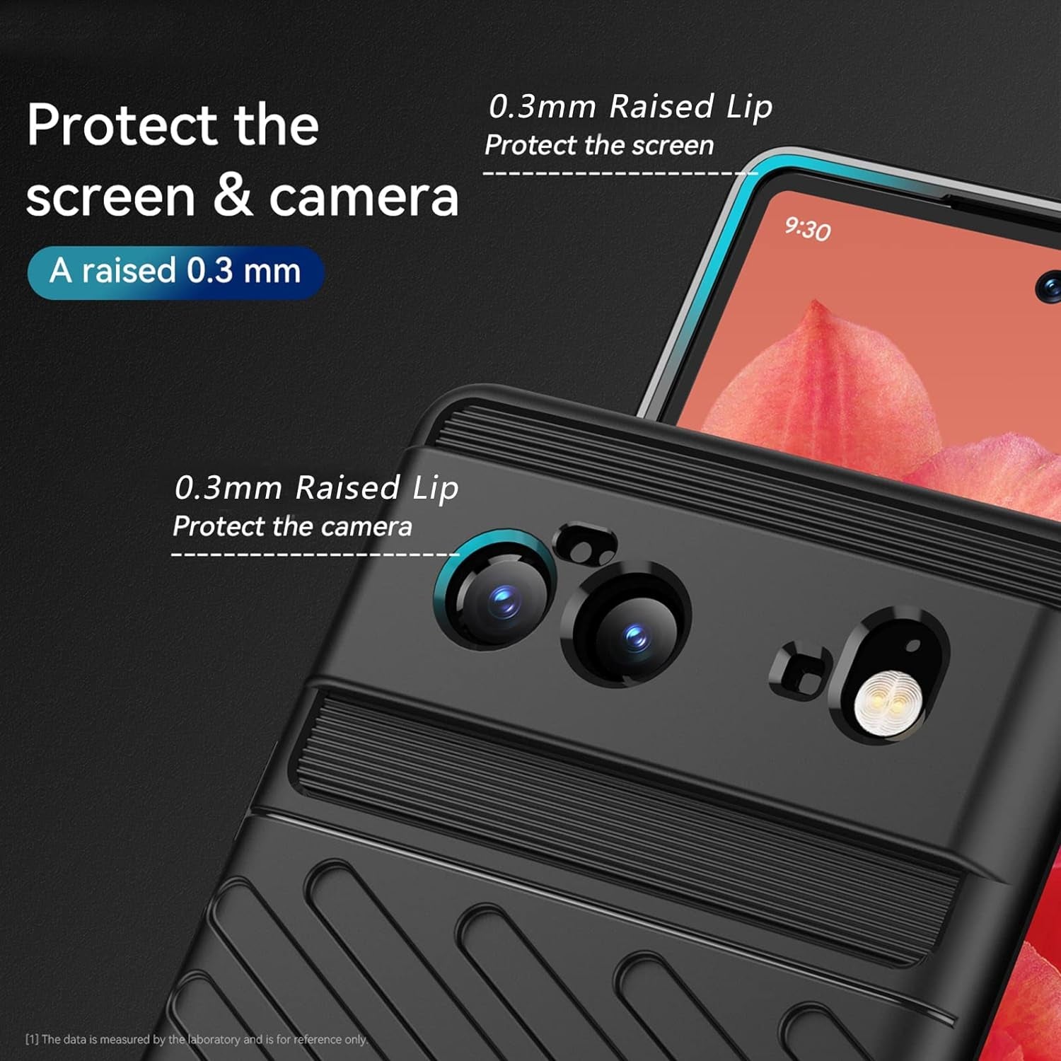 Doeboe for Google Pixel 6 Case, Phone Case for Google Pixel 6 5G (2021), Rugged Sleeve Cover for Pixel 6 6.4 In, Shockproof Slim Soft TPU, Wireless Charging Support [Only for Pixel 6] (Black)  doeboe   