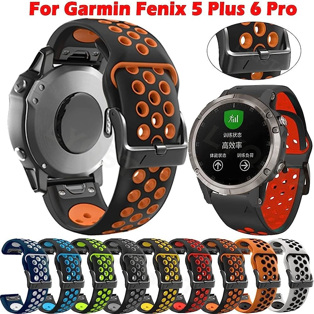 BEDCY New Watch Band for Garmin Fenix 5 plus 6 Pro Forerunner 935 945 Approach S60 S62 Smart Watchband Bracelet Wristband Accessories  BEDCY   