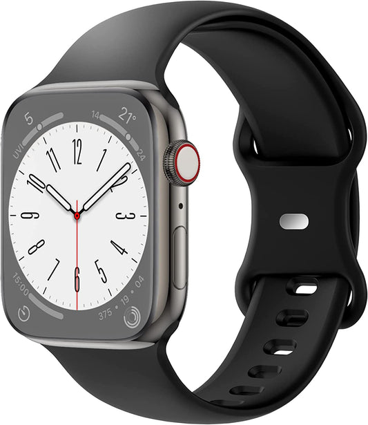 Distore Bands Compatible with Apple Watch 38Mm 40Mm 41Mm 42Mm 44Mm 45Mm 49Mm, Soft Silicone Replacement Sport Accessory Strap Wristband for Iwatch Series Ultra 8/7/6/5/4/3/2/1 SE Women Men  Distore   