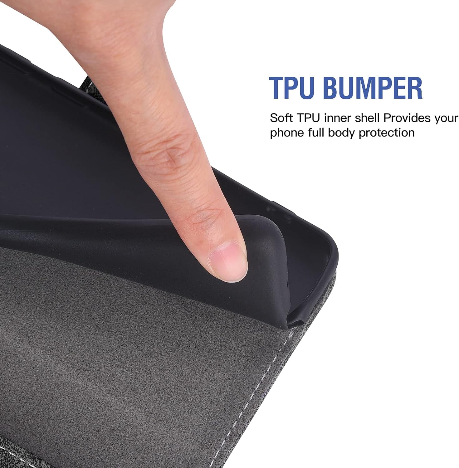 Asuwish Compatible with LG G8 Thinq Wallet Case Tempered Glass Screen Protector Card Holder Stand Kickstand Cell Accessories Leather Phone Cases for LGG8 Thin Q G 8 LG8 G8Thinq Lgg8Thinq 8G Black  Asuwish   