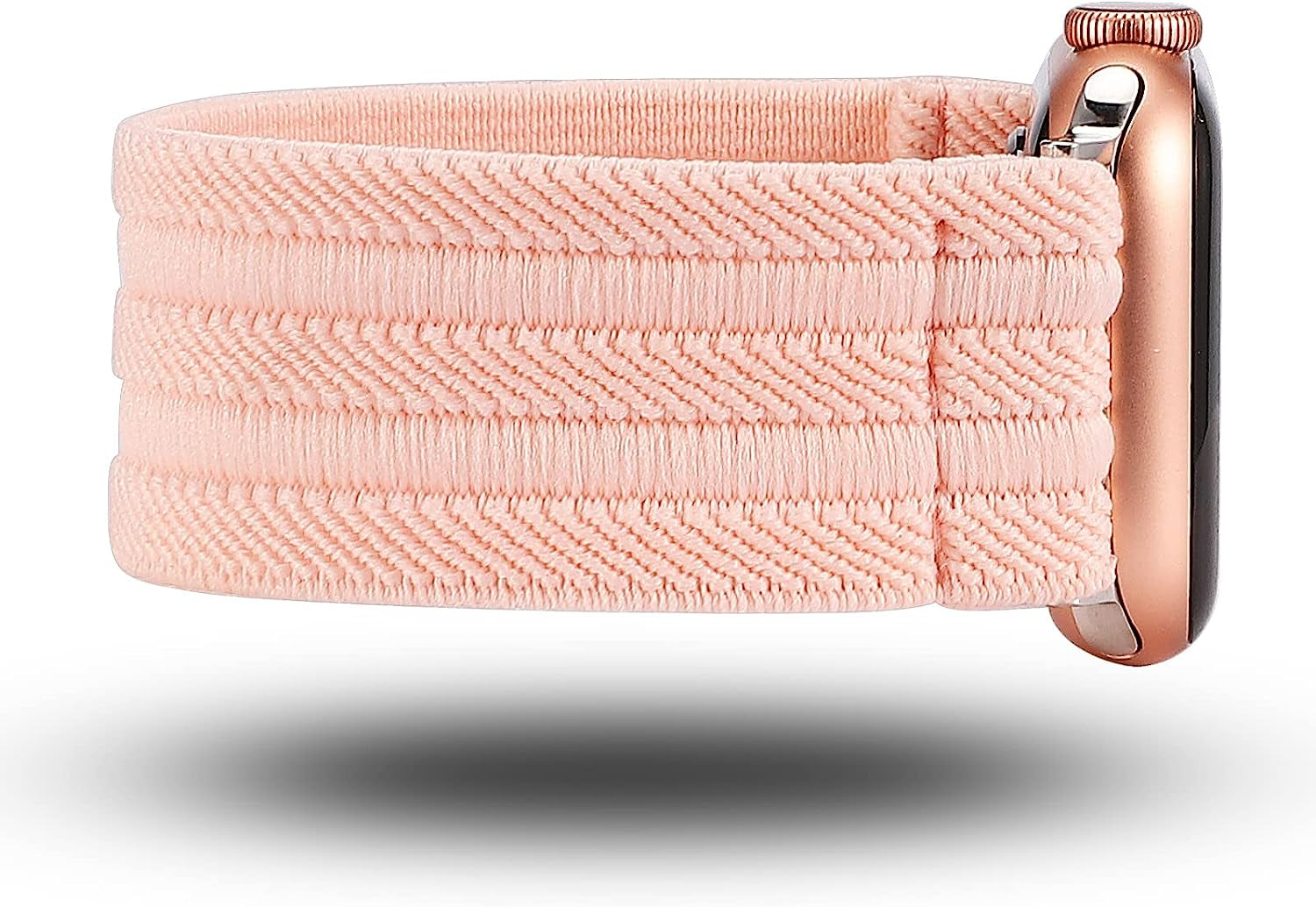 TOYOUTHS Elastic Band Compatible with Apple Watch Band Scrunchies Stretchy Solo Loop 41Mm/40Mm/38Mm Soft Nylon Strap Replacement Wristband for Iwatch Series 8/7/SE/6/5/4/3/2/1, Black/Gold/Blue, S  TOYOUTHS   