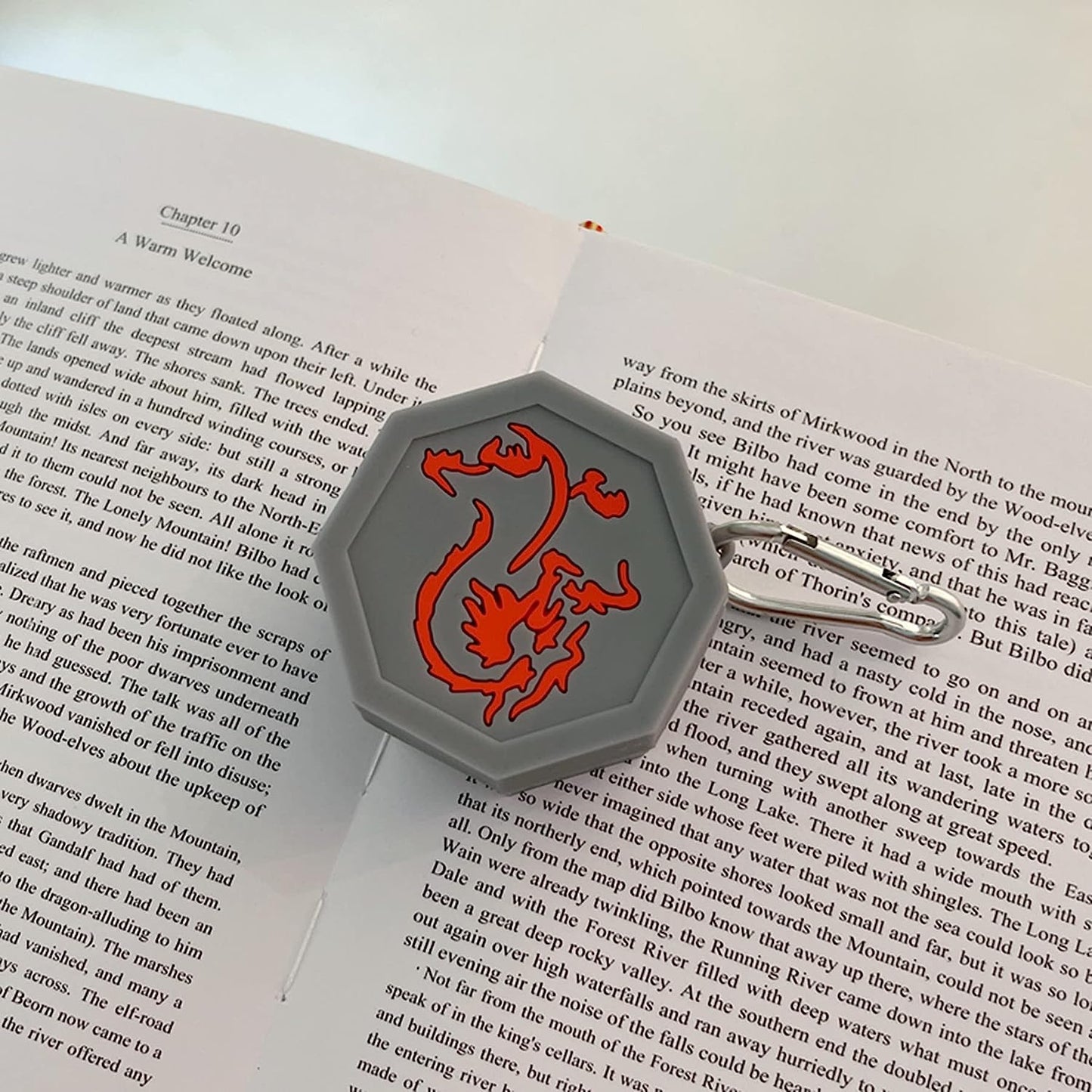 Compatible with Samsung Galaxy Buds Live/Galaxy Buds Pro/Galaxy Buds 2 Charging Box,3D Cartoon Cool Dragon Talisman Jackie Chan Adventures Silicone Earphone Case with Hook  AOLABOKY   