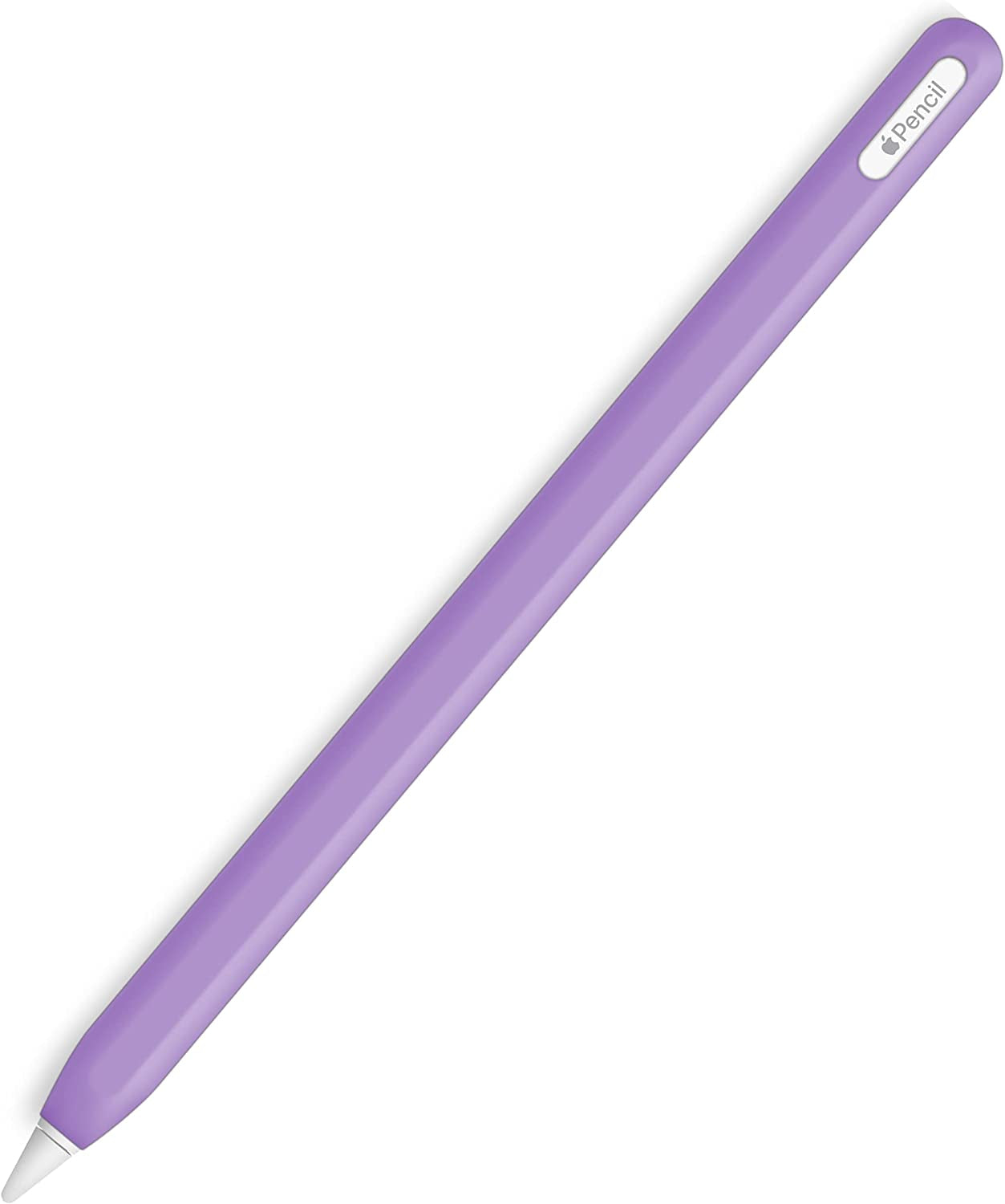 Slim Soft Silicone Pencil Case Sleeve Compatible with Apple Pencil 2Nd Generation, Non-Slip Pencil Grip Holder for Ipad Apple Pencil 2Nd Gen (Purple)  DAUROTA   