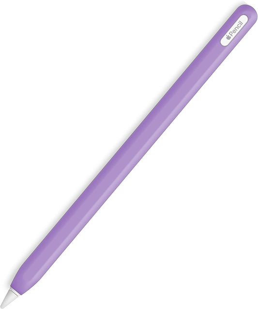 Slim Soft Silicone Pencil Case Sleeve Compatible with Apple Pencil 2Nd Generation, Non-Slip Pencil Grip Holder for Ipad Apple Pencil 2Nd Gen (Purple)  DAUROTA   