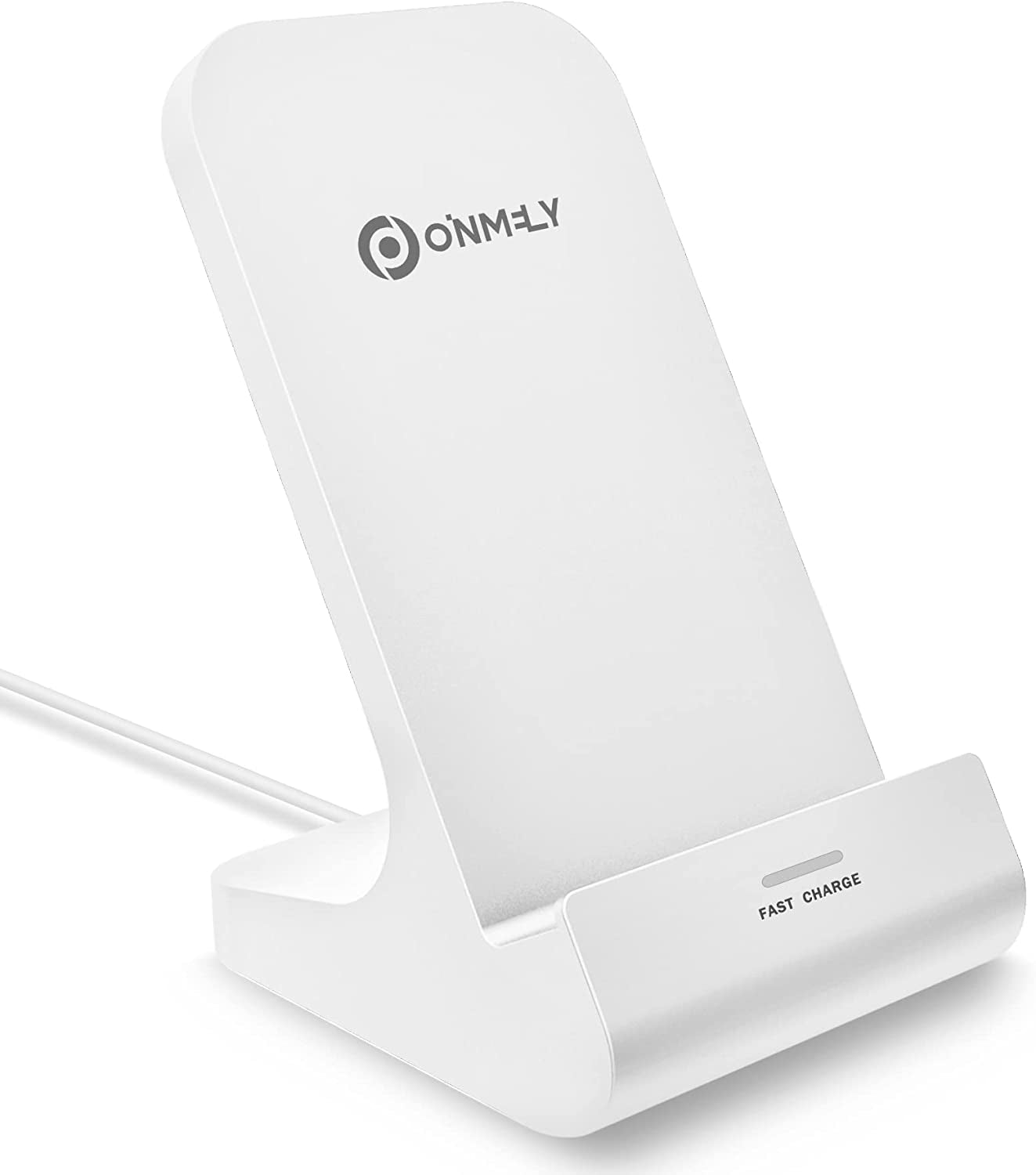 Oinmely Z1 Wireless Charger Wireless Phone Charger Stand 10W Max Compatible with Apple Iphone 14 13 12/12 Pro Max/ 11Pro/11Pro Max/Xr/Xs Max/Xs/X/8/8Plus, Samsung Galaxy  OINMELY 1 Pack White  