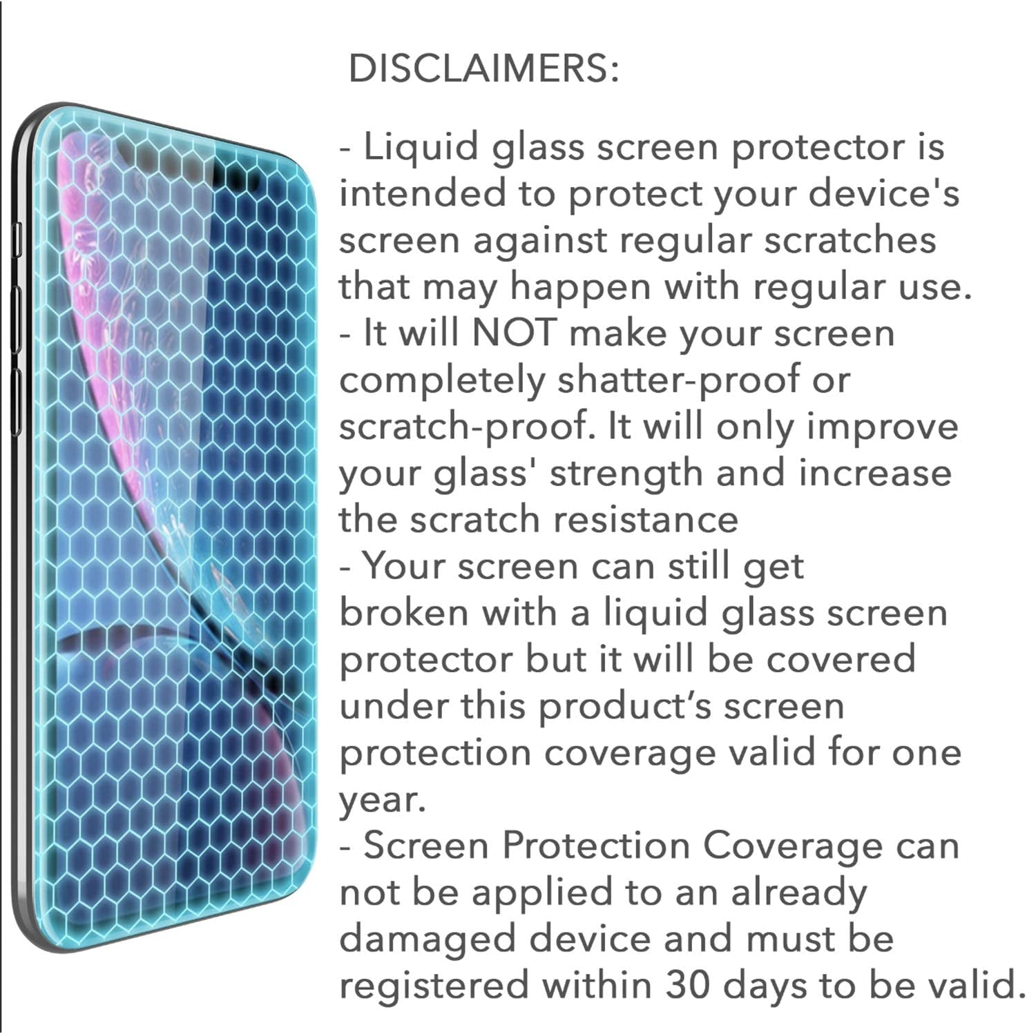 Luvvitt Liquid Glass Screen Protector with $250 Screen Protection - Scratch Resistant Wipe on Coating for All Smartphones Tablets Smartwatches - Universal  LUVVITT   