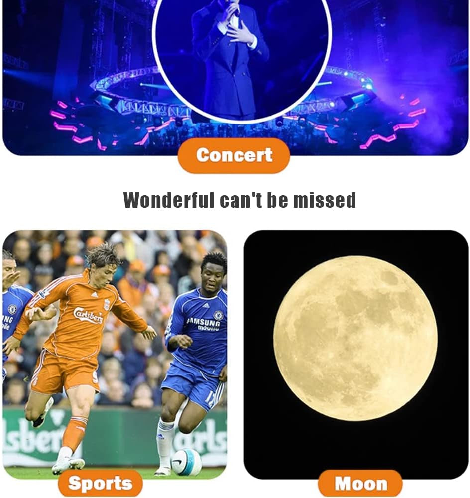 MOOKEENONE Wide Angle 36X Phone Camera Telephoto Lens Zoom Macro Clip Fisheye Telescope  MOOKEENONE   