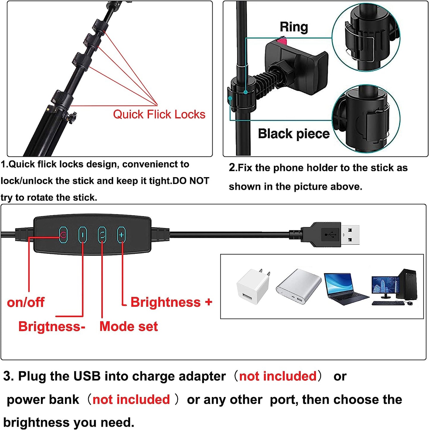 67 Inch Selfie Stick Tripod Stand Ring Light Diffusers Wireless Remote Shutter Dimmable Ringlight Circle Light LED Camera Lighting for Live Stream/Makeup/Youtube/Tiktok, Compatible with Iphone Android  udoo   