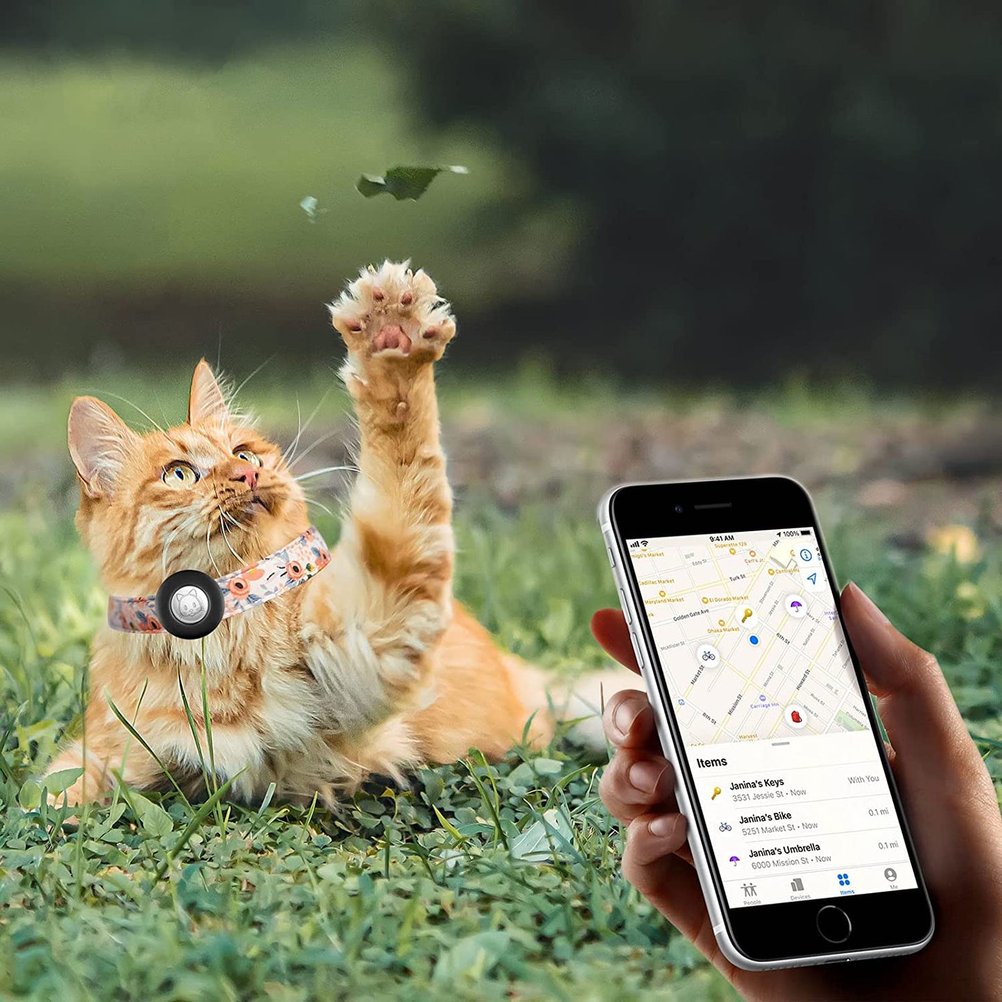 Airtag Cat Collar Holder(2Pack), Silicone Apple Air Tag Case Cover for Smaller than 0.8Inch Pet Collar Harness Loop Cibaabo (Black Black)  Cibaabo   