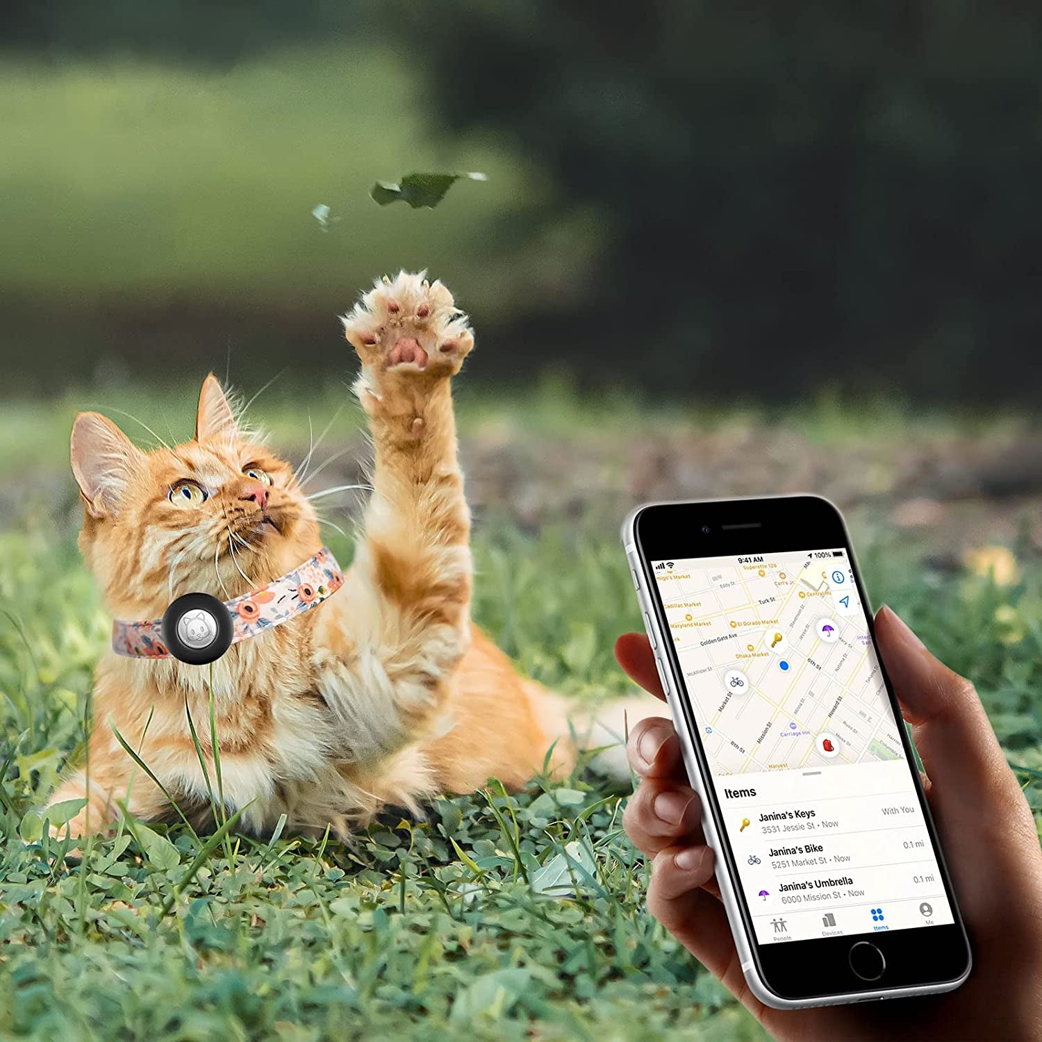 Airtag Cat Collar Holder(2Pack), Silicone Apple Air Tag Case Cover for Smaller than 0.8Inch Pet Collar Harness Loop Cibaabo (Black Black)  Cibaabo   