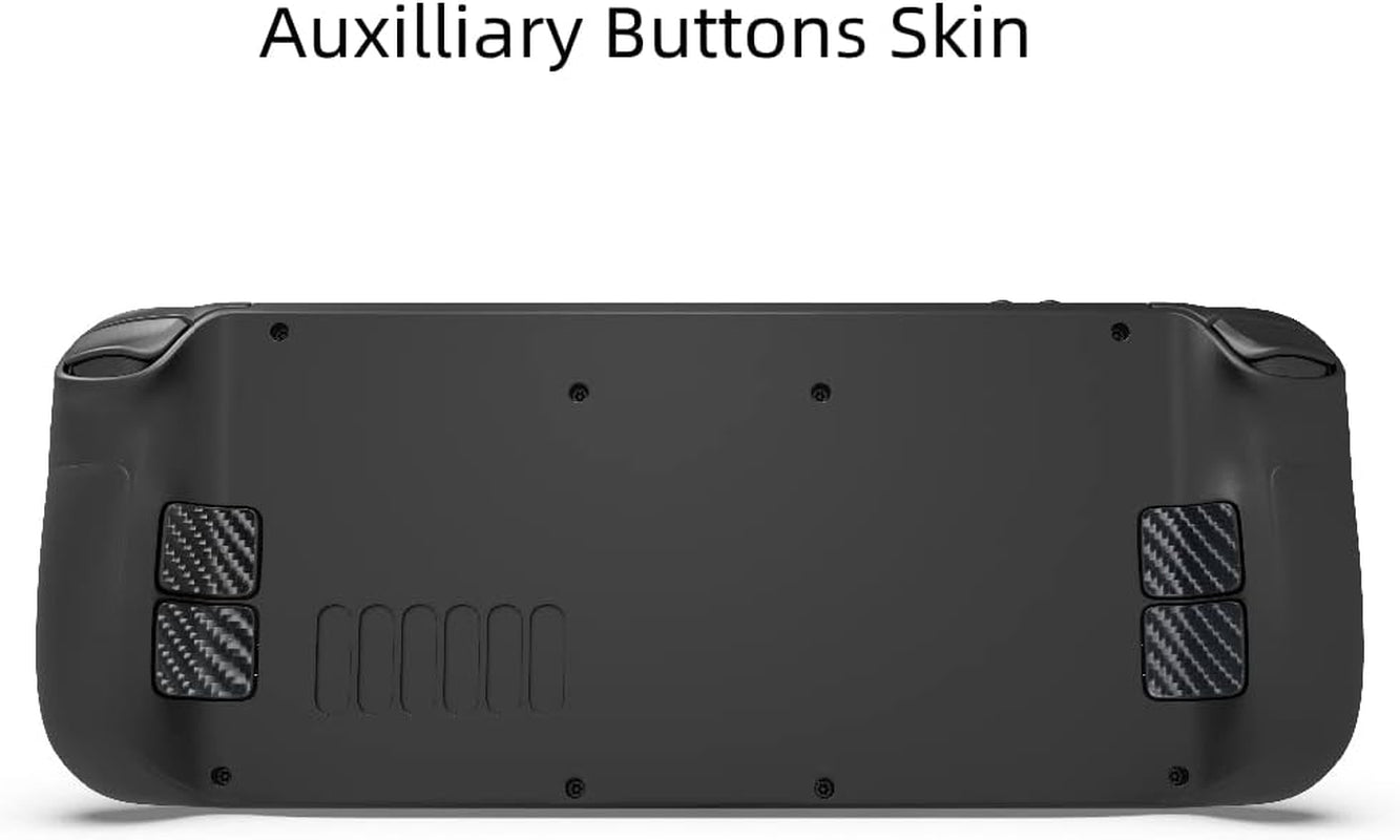 Protect Skin Set for Valve Steam Deck, TGDPLUE Deck Steam Accessories with Touchpads Skins, Auxilliary Buttons Skin, Vent Dust Filter Cover, 4 Thump Grip Caps, Rubber Dust Plugs  TGDPLUE   