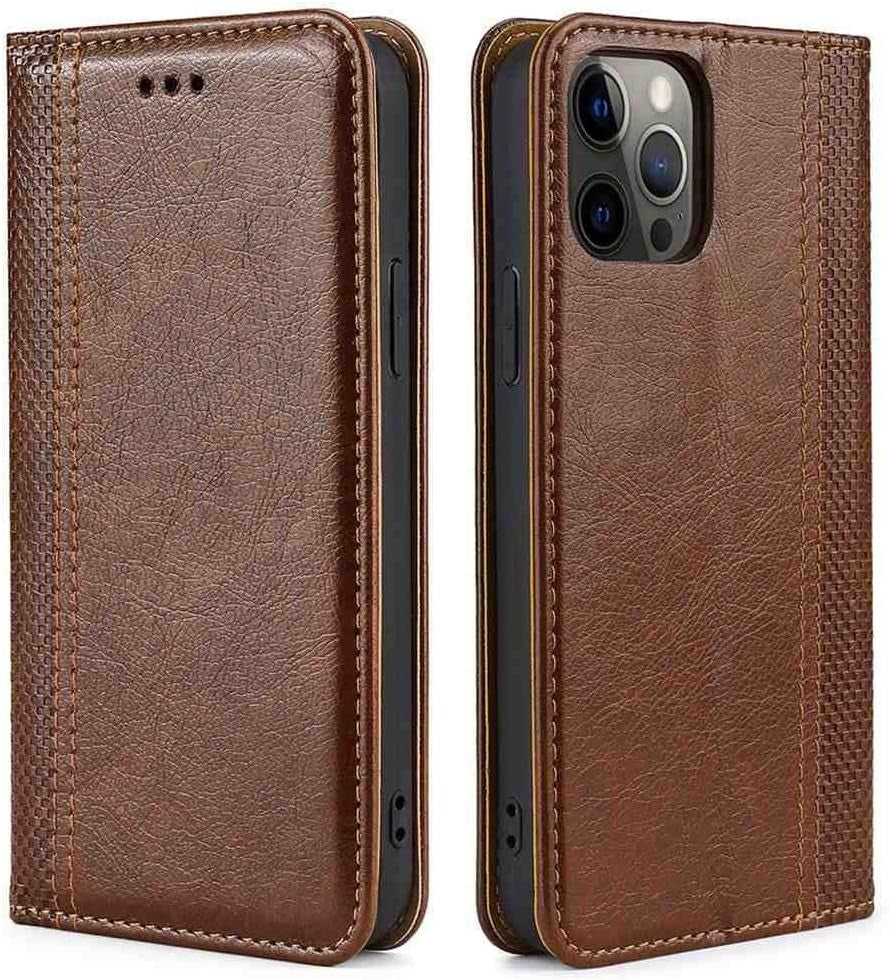 Mojiery Phone Cover Wallet Folio Case for LG G7 THINQ, Premium PU Leather Slim Fit Cover for G7 THINQ, 1 Card Slot, Exact Cutouts, Black  MojieRy Brown Lg W30 