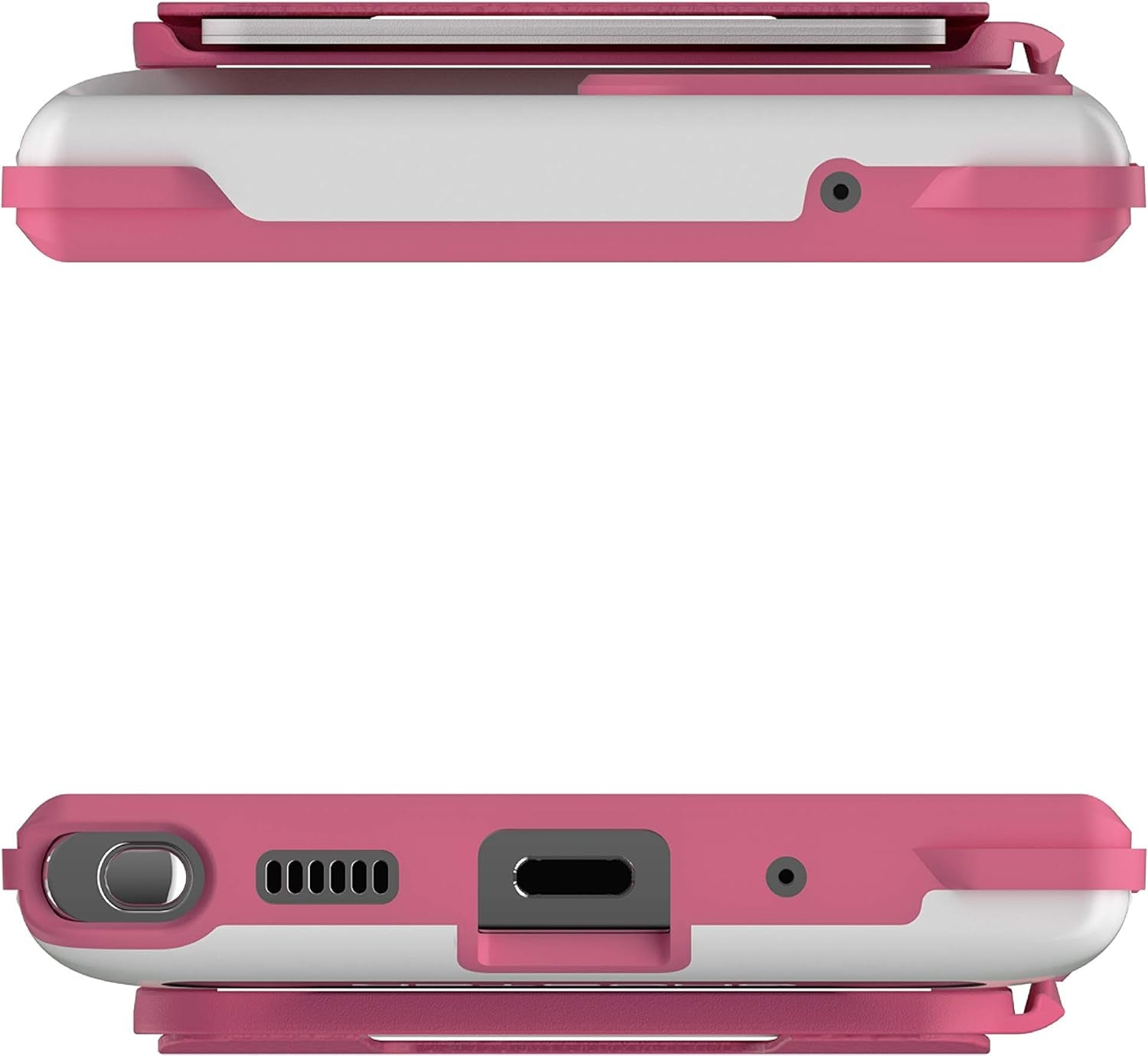 Ghostek Exec Note 20 Ultra Wallet Case - Pink Leather Card Holder & Magnetic Car Mount Compatible (6.9 Inch, 5G)  Ghostek   