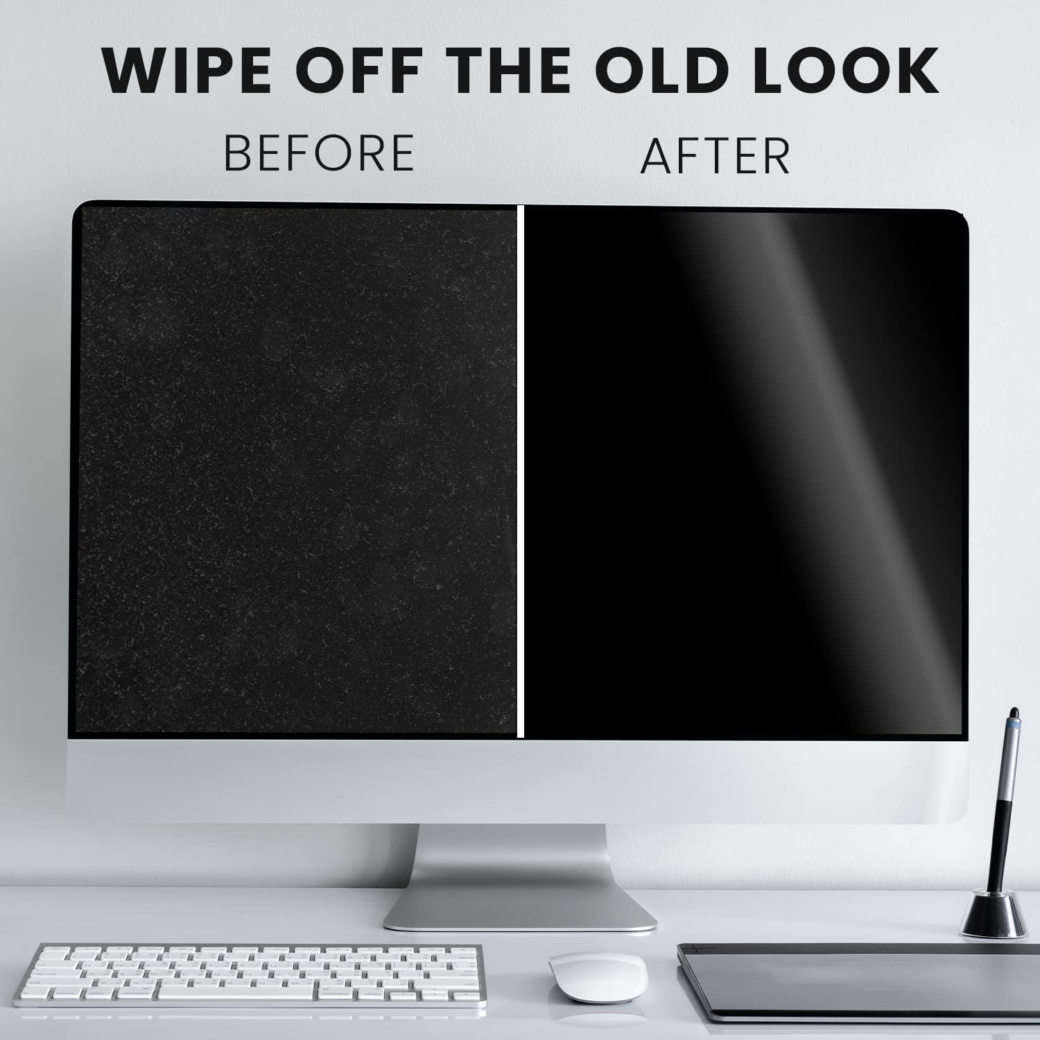 Screen Cleaner Spray (16Oz) - Large Screen Cleaner Bottle - TV Screen Cleaner, Computer Screen Cleaner, for Laptop, Phone, Ipad - Computer Cleaning Kit Electronic Cleaner - Microfiber Cloth Wipes  EVEO   