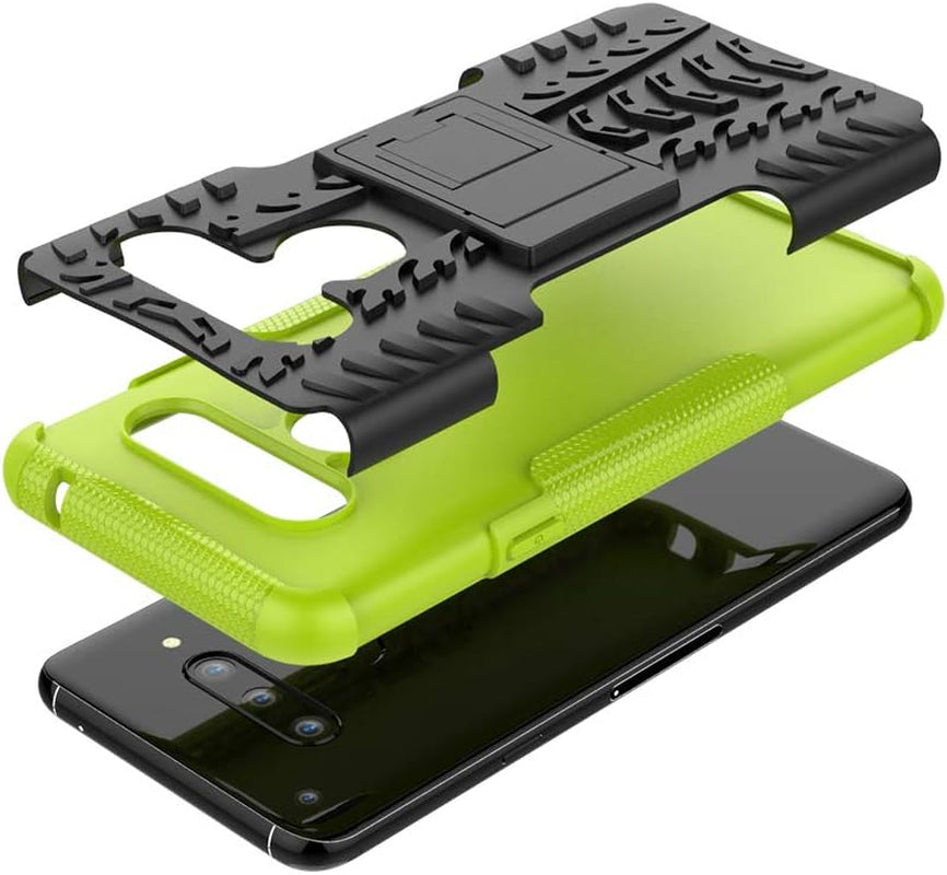 CJ Sunshine LG V40 Thinq Case Detachable PC + TPU Shockproof Tough Rugged Dual-Layer Case Cover for LG V40 Thinq -Green  CJ Sunshine   