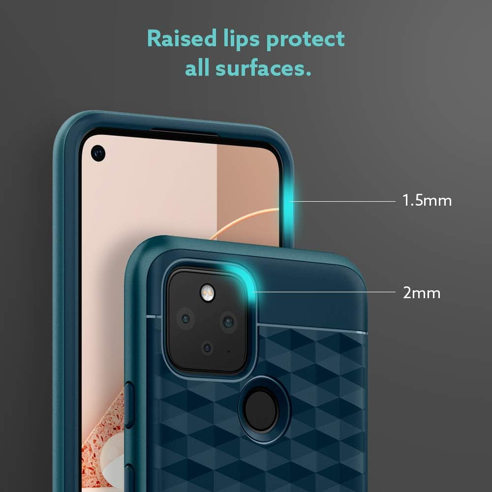 Caseology Parallax for Google Pixel 5 Case (2020) - Aqua Green  Caseology   