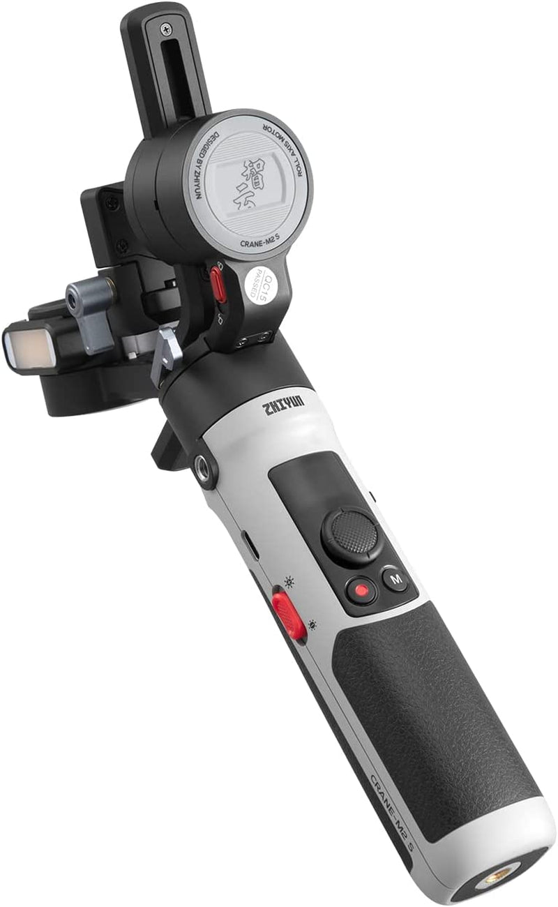 Zhiyun Crane M2S Camera Gimbal 3-Axis Handheld Video Stabilizer for Mirrorless Camera,Action Camera,Smartphone,For Sony A6000,A6300,A6500,For Gopro Hero 10/9/7,For Iphone 13 Pro Max Mini 12 11  zhi yun   