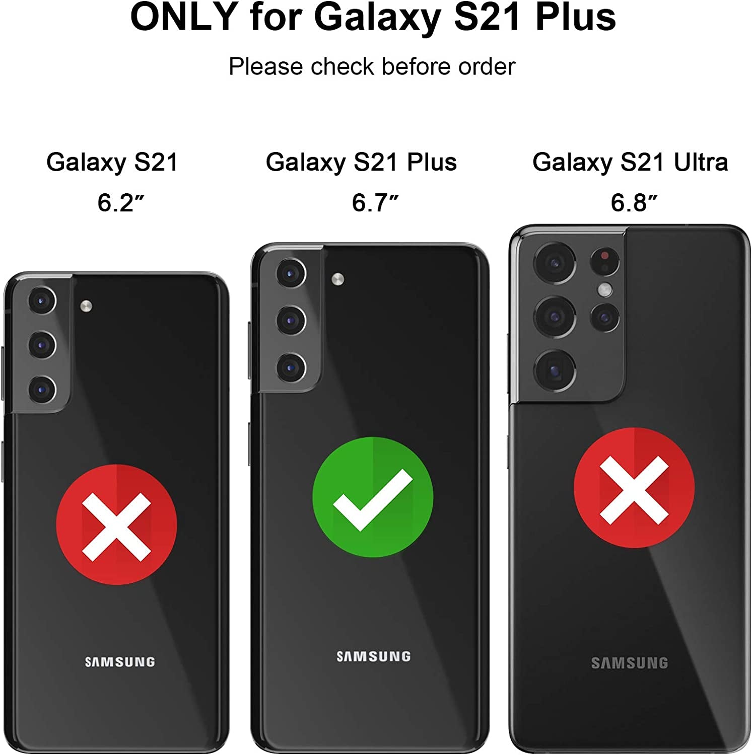 Jiunai for Samsung S21 plus Case, Galaxy S21 plus Case Credit Card Ids Cash Holder Shell Wallet Case Slide Cover Dual Layer Rubber Cover Phone Case for Samsung Galaxy S21 plus 5G 6.7'' 2021 Navy  Jiunai   