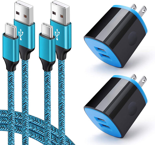 USB Wall Charger Fast Charging for Samsung Galaxy S23/S22/S21+/S20 Fe/S10E/S9/S8,Note 20 Ultra,A14/A50/A20/A21/A51/A71/A10E/A11/A13/A23/A53,Moto G Power/G Stylus/G Fast,Phone Charger Head,Type C Cable  Shenzhen Putuo Technology Co.,Ltd   