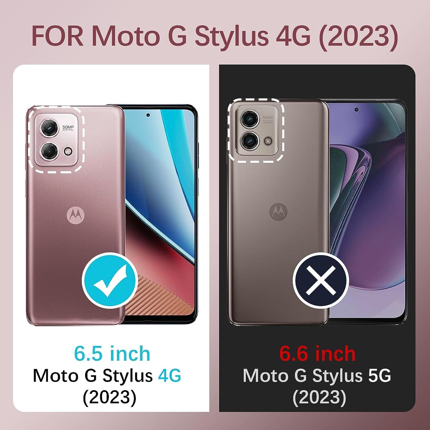 Nancheng Case for Motorola Moto G Stylus 4G 2023 Girls Women Glitter Cute Soft TPU Cover with Ring Kickstand Strap Lanyard Bumper Shockproof Protective Cell Phone Case for G Stylus 2023 4G - Purple  nancheng   