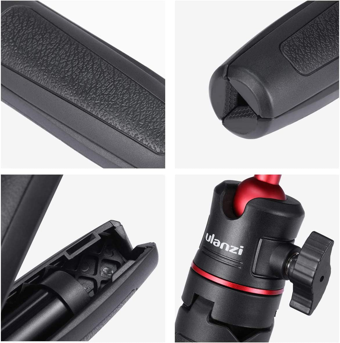 ULANZI MT-08 Extension Pole Tripod, Mini Selfie Stick Tripod Stand Handle Grip for Webcam Iphone 11 Pro Max Samsung Smartphone Canon G7X Mark III Sony ZV-1 RX100 VII A6400 A6600 Cameras Vlogging  ULANZI   