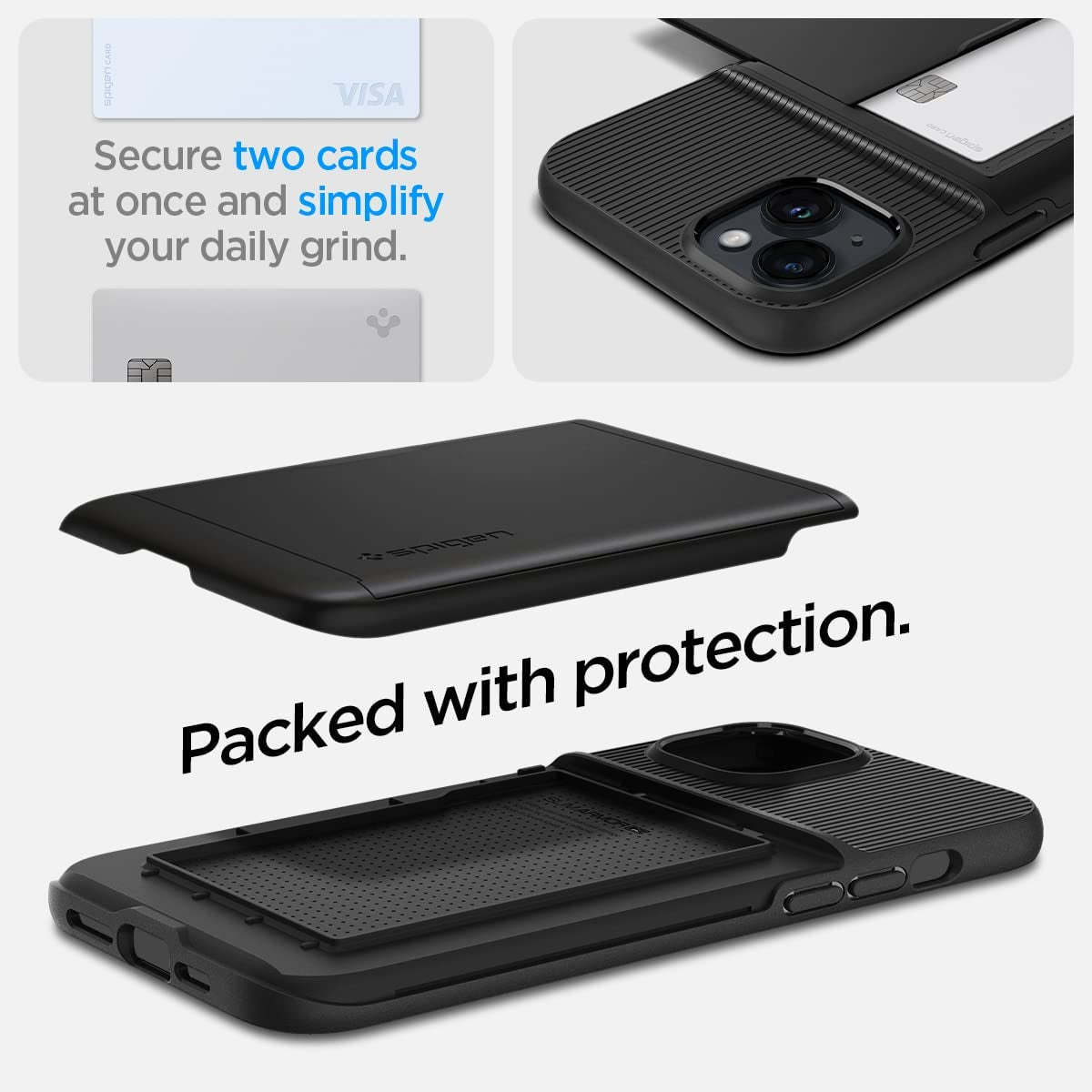 Spigen Slim Armor CS Designed for Iphone 14 Case (2022) - Black  Spigen   
