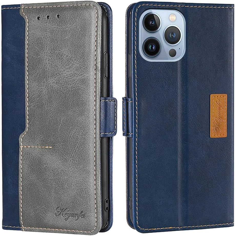 Fansipro Wallet Folio Case for LG G7 THINQ, Premium PU Leather Slim Fit Cover for G7 THINQ, 2 Card Slots, Friendly Fit, Red & Black  Fansipro Blue  Gray  