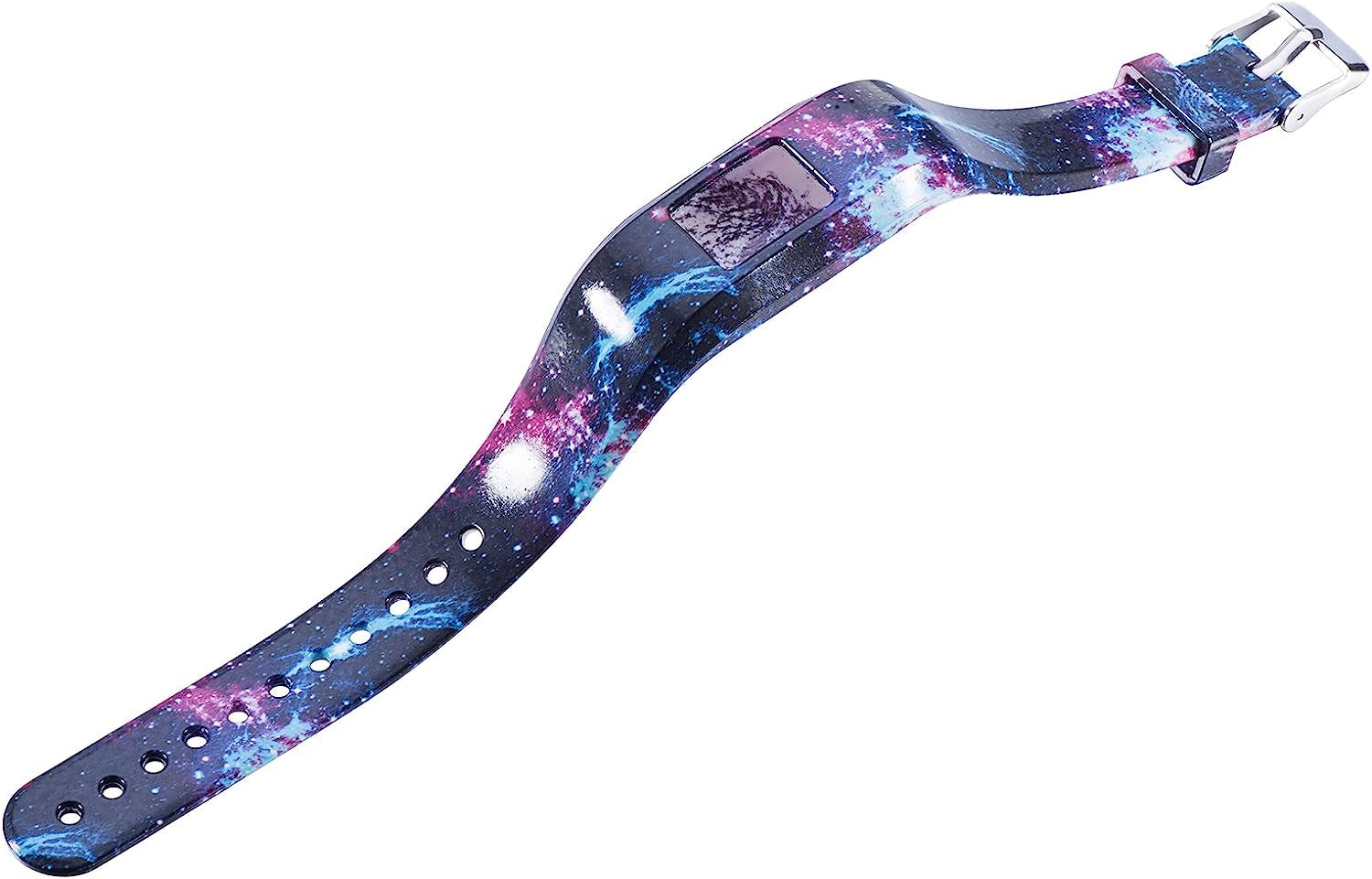 GTHY Compatible with Garmin Vivofit JR/JR 2/Vivofit 3 Bands Repacement,For Kids Boys Girls,Soft Silicone Pattern Adjustable Straps,Wristbands,Watch Band,With Secure Metal Clasp,Lagre&Small  GTHY   