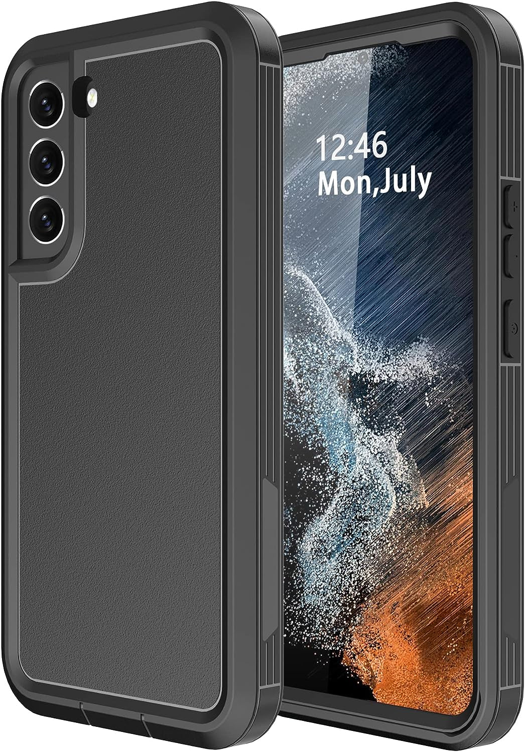 Guirble for Samsung Galaxy S22 plus Case,[Built in Screen Protector][Shockproof][Dropproof] Samsung S22 plus Case,Full-Body Rugged Military Grade Protective for S22 plus 5G Case 6.6 In(Teal)  Guirble Black S22 6.1 In 