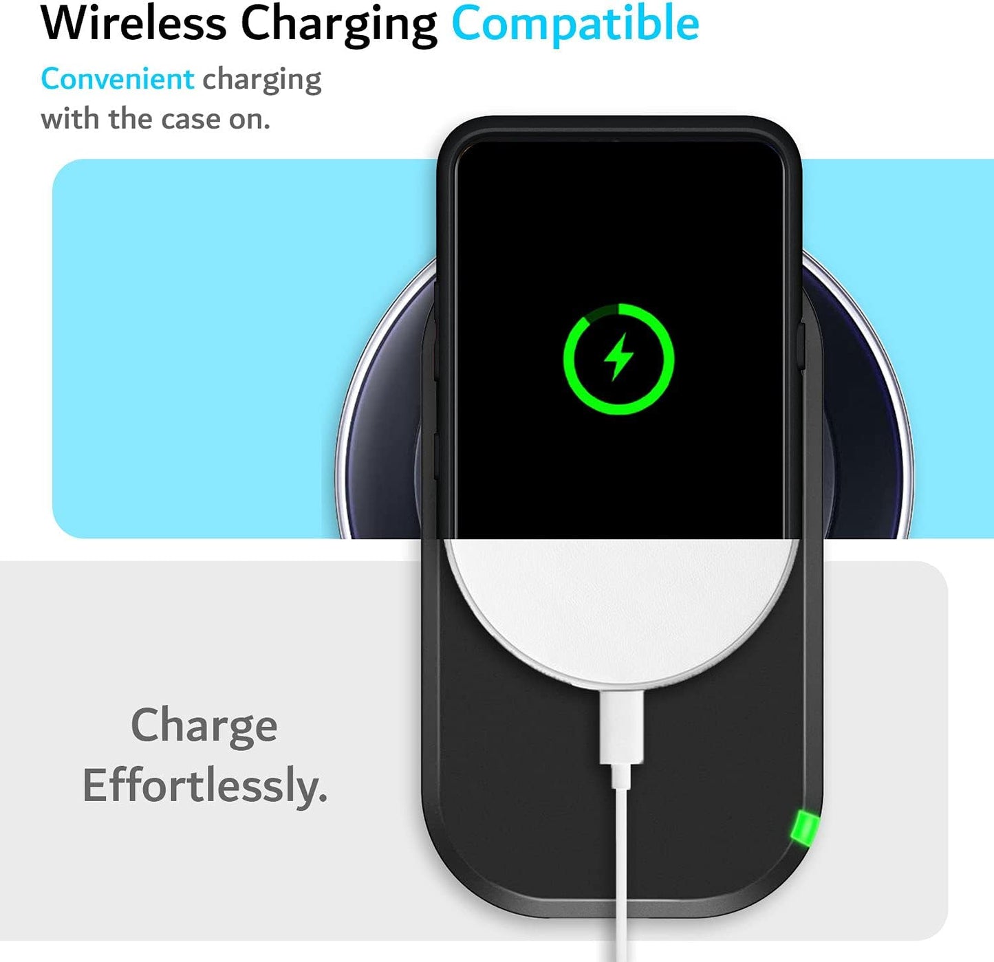 TUDIA Dualshield Designed for LG V40 Thinq Case, [Merge] Shockproof Military Grade Drop Protection Dual Layer Slim Protective Case Cover - Matte Black  TUDIA   