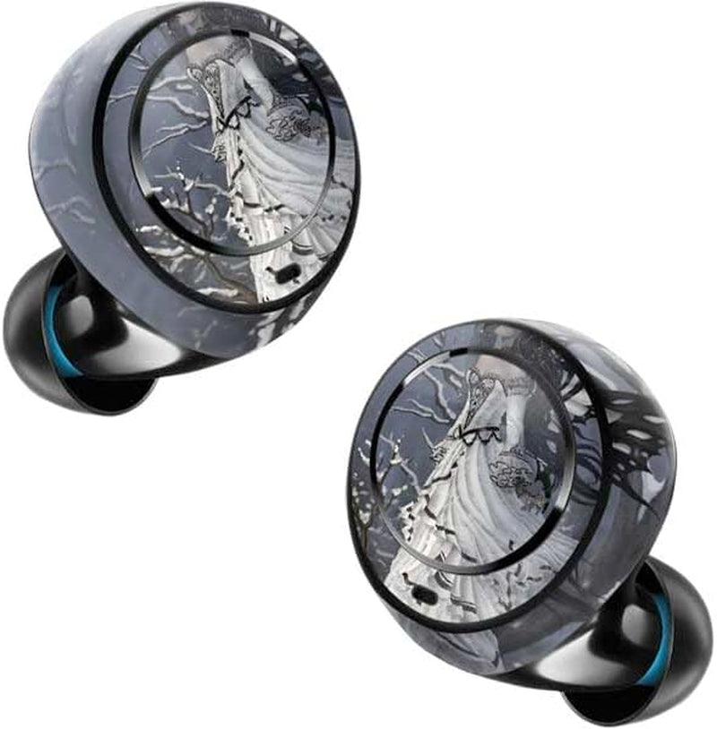 Skinit Decal Skin Compatible with Echo Buds - Officially Licensed Nene Thomas Fairy with Owl in Snow by Nene Thomas Design  Skinit   