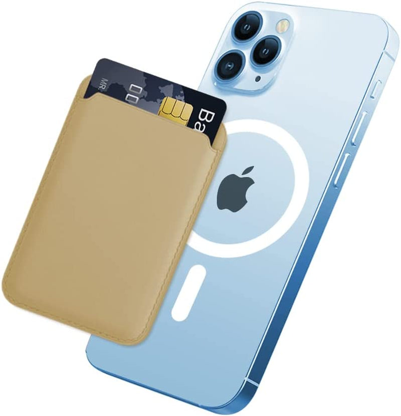 Magnetic Card Wallet Holder with Magsafe for Iphone 14 Pro Max/14 Plus/14 Pro/14, for Iphone 13 Pro Max/13 Pro/13/13 Mini, for Iphone 12/12 Pro/12 Max/12 Mini,Midnight  TWZKG Gold  