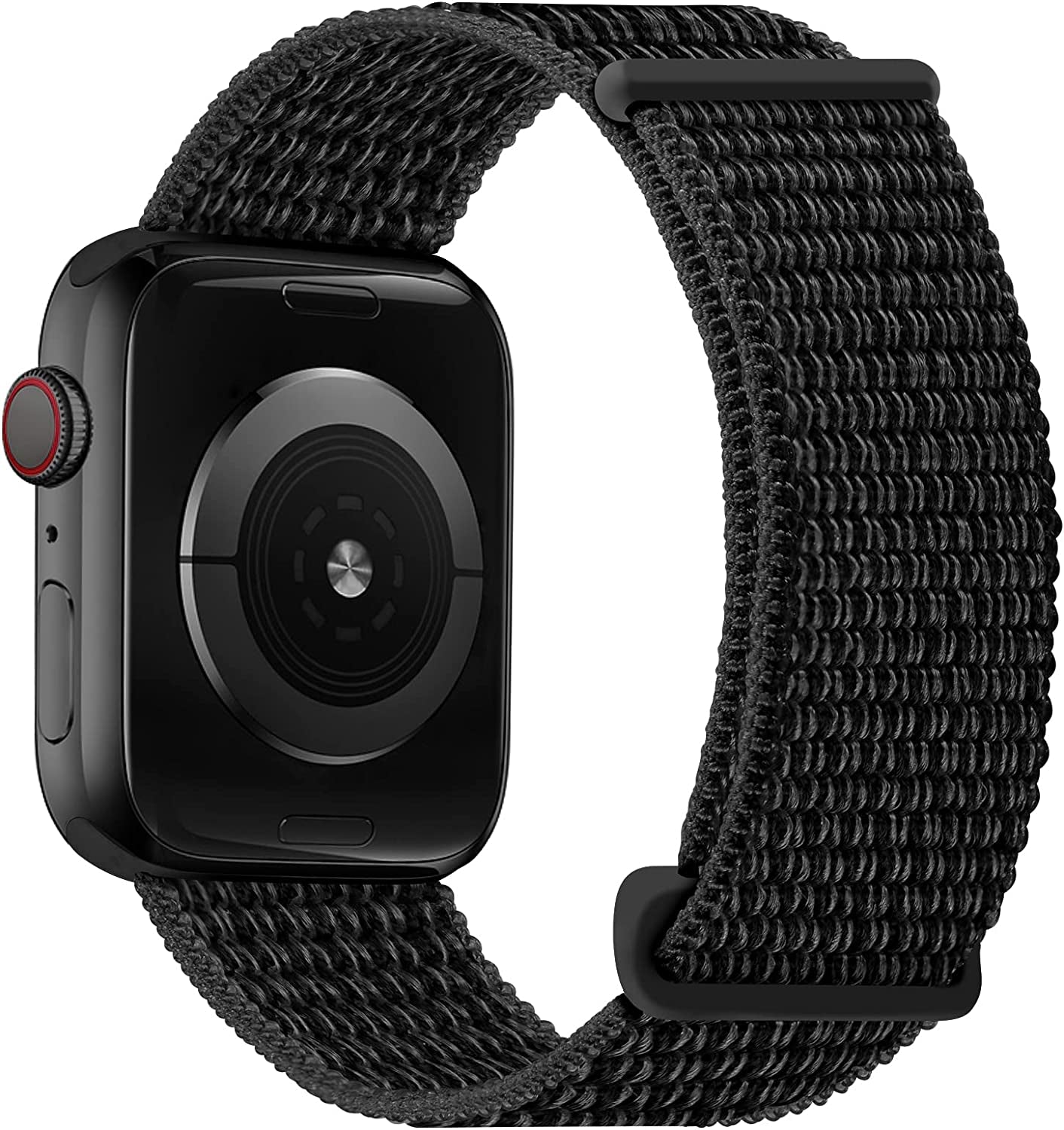 Oxwallen Sport Loop Nylon Band Compatible with Apple Watch 7/8 Ultra 49Mm 45Mm 42Mm 44Mm, Comfortable Braided Strap Women Men Competible for Iwatch SE & Series 7/8 6 5 4 3, Black  OXWALLEN Reflective Black 41/38/40MM 